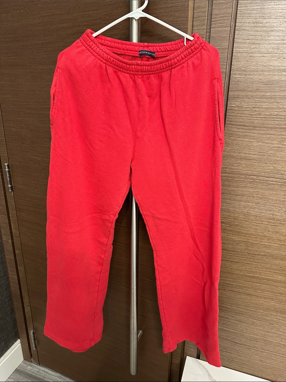 Brandy Melville Red Casual Sweatpants